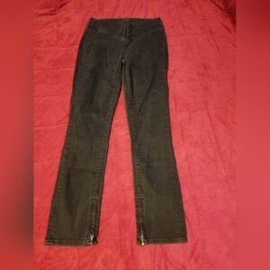 Paige Rose Hw Skinny Jeans Color Black Size 28